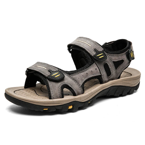 Genuine Leather Men Sandals Summer New Large Size Men Sandals Outdoor