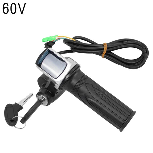 Throttle Grip E-bike Handlebar with Lock Ebike 36V 48V 60V Electric