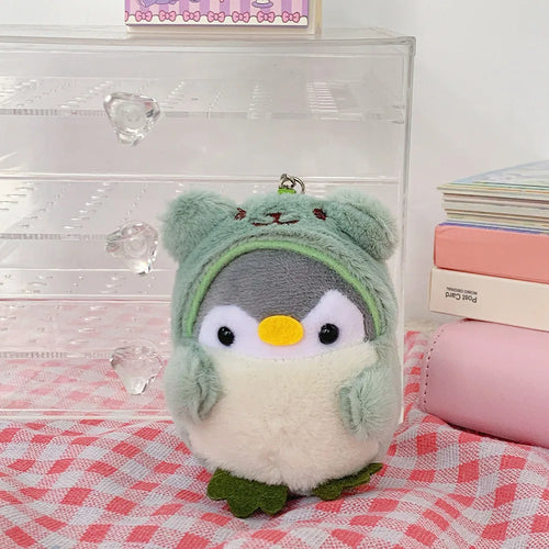 Cute Penguin Doll Key Chain Girl Cartoon Car Creative Plush Key Chain
