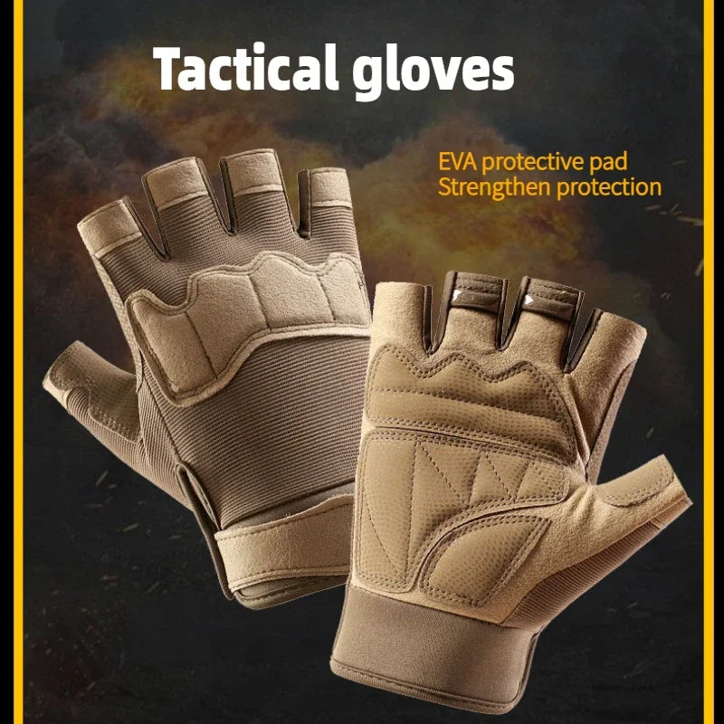 Tactical Gloves Half Finger for Men And Women Outdoor Mountaineering