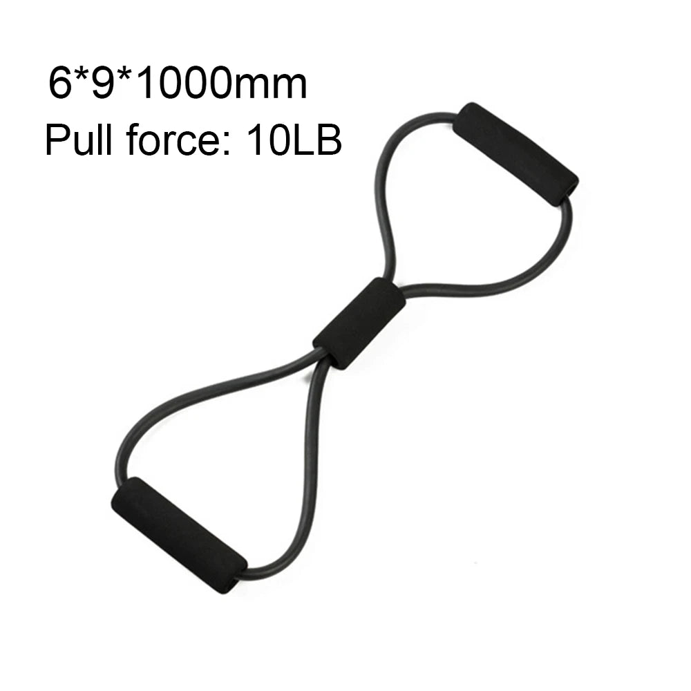 Yoga Resistance Bands Elastic Band Sports Exercise Puller 8-shaped