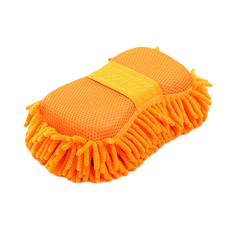 1pc Car Wash Glove Microfiber Chenille Car Wash Sponge Care Washing
