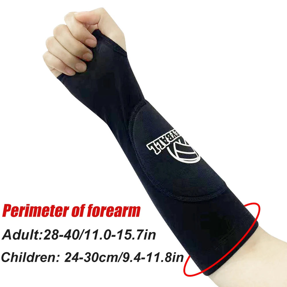 1Pair Volleyball Arm Sleeves Passing Forearm Sleeves with Protection