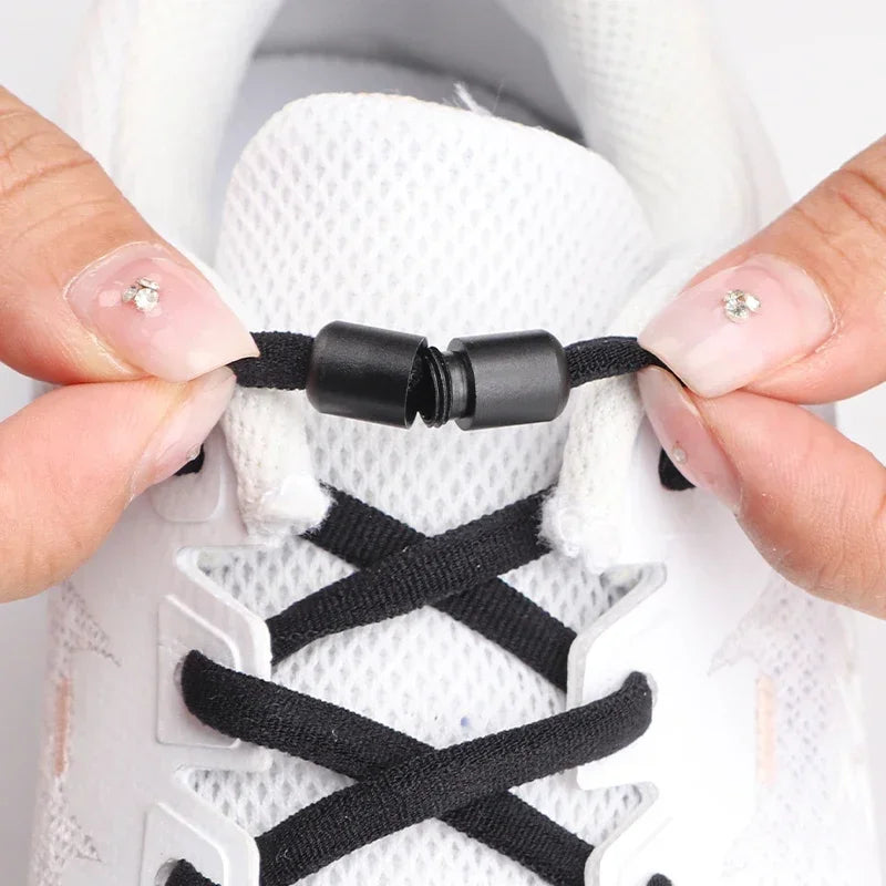 NEW Colorful Options Elastic laces Sneakers No tie Shoelace for Sports