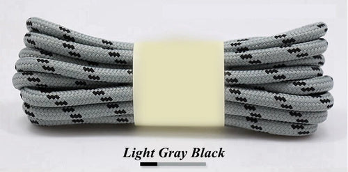 1Pair Round Shoelaces Durable Polyester Shoelace Outdoor Boots