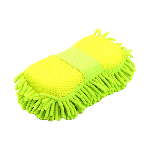1pc Car Wash Glove Microfiber Chenille Car Wash Sponge Care Washing