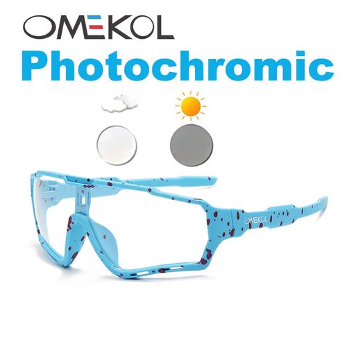 Brand New Men Women Mtb Photochromic Bicycle Eyewear Bike Baseball Sun