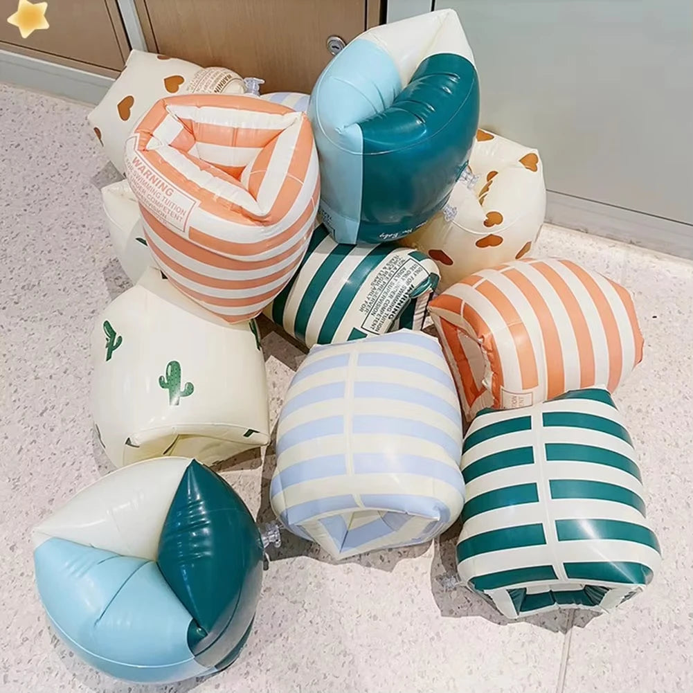 Arm Swimming Rings for Kids Adult Inflatable Floating Arm Sleeves