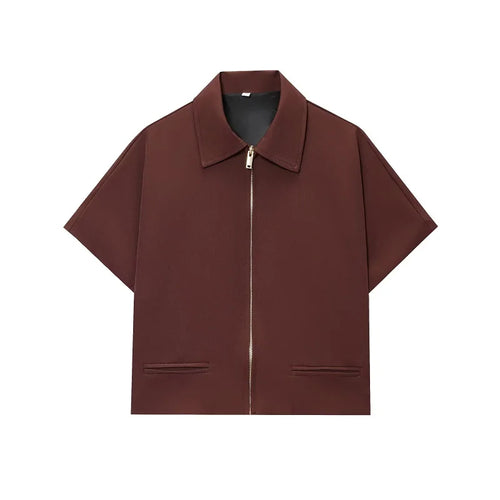 MUJER 2025 Cropped Jacket Women Zipper Varsity Women's Jackets Short