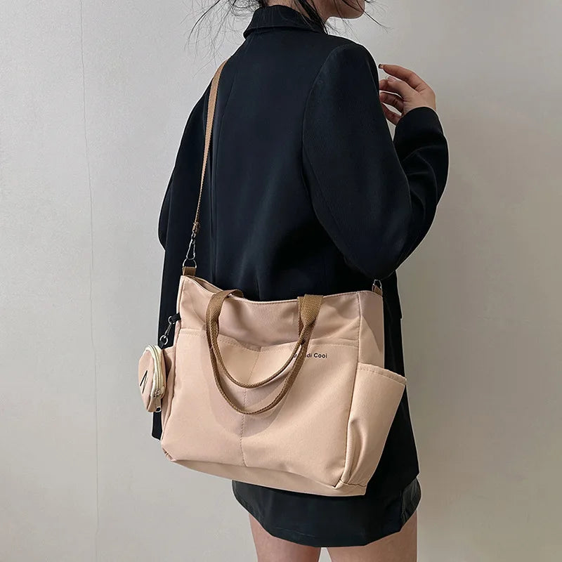 Waterproofed Women's Handbag Shoulder Crossbody Bags Oxford Tote Bag