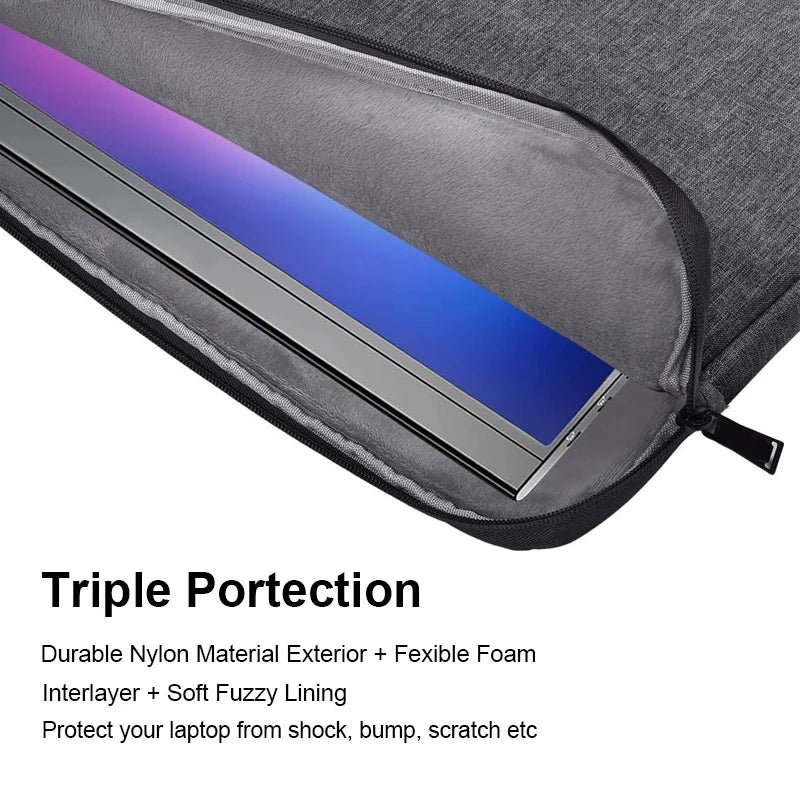Laptop Sleeve Handbag Case for Macbook Pro Air 13 13.3 14 15 15.6 15.4