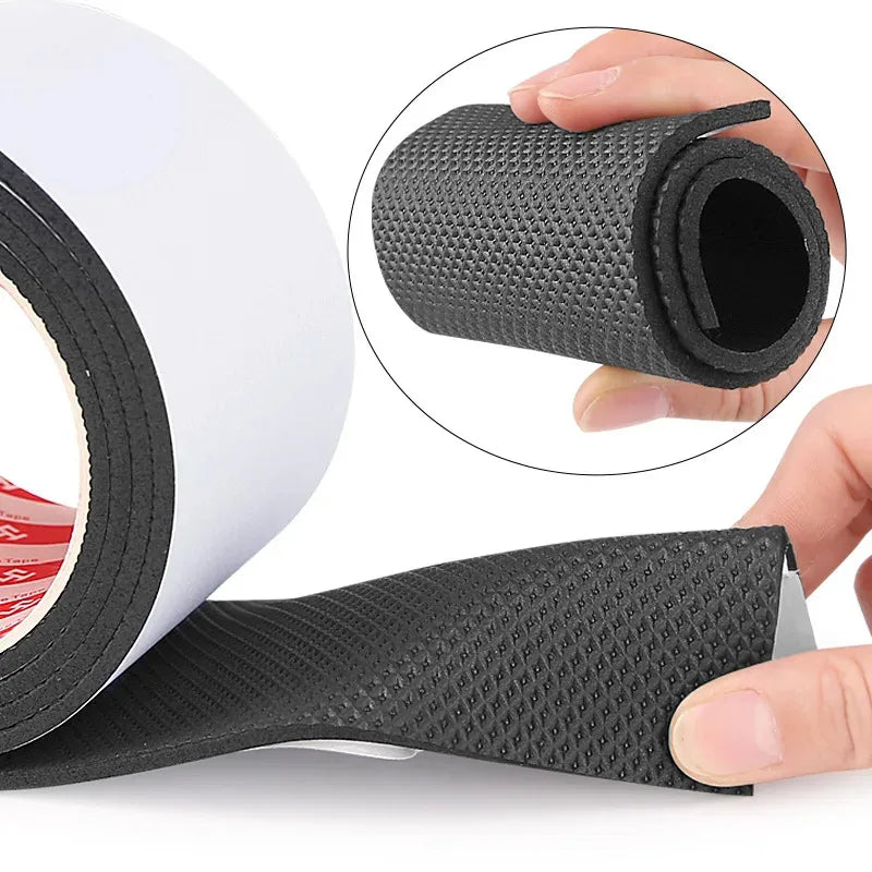 Anti-slip and anti-friction sole protector for repairing holes and