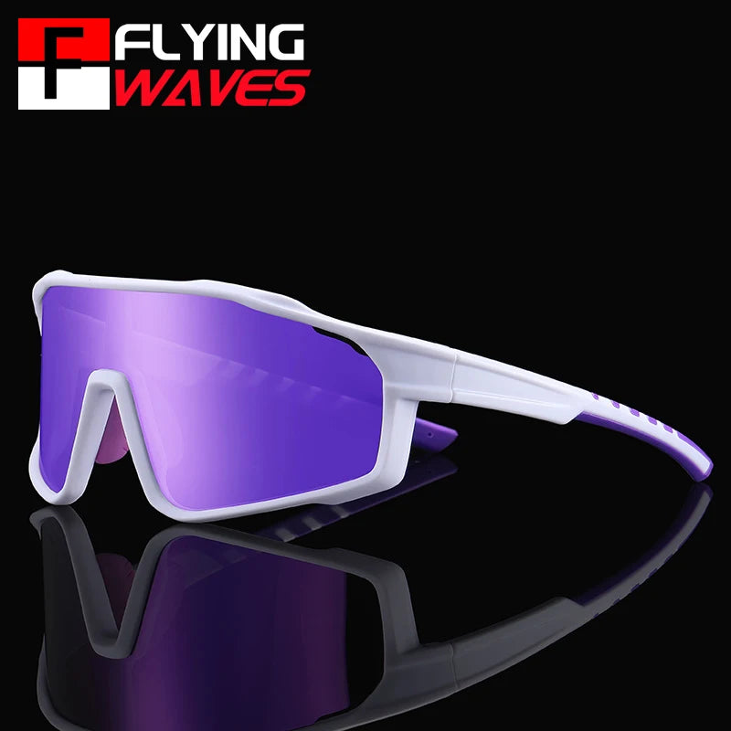 FLYING WAVES Cycling Sunglasses Men Women Polarized Outdoor Sports
