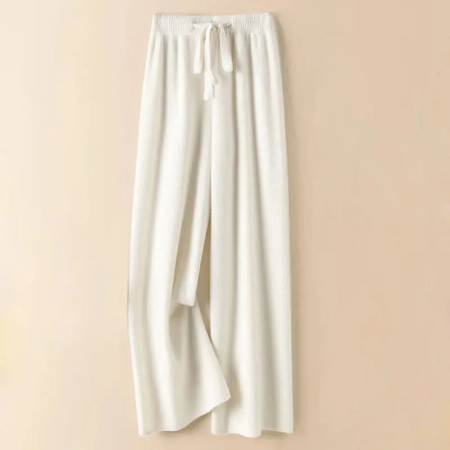 Thick Warm Knitted Casual Chic Basic Soft Elastic High Waist Women's