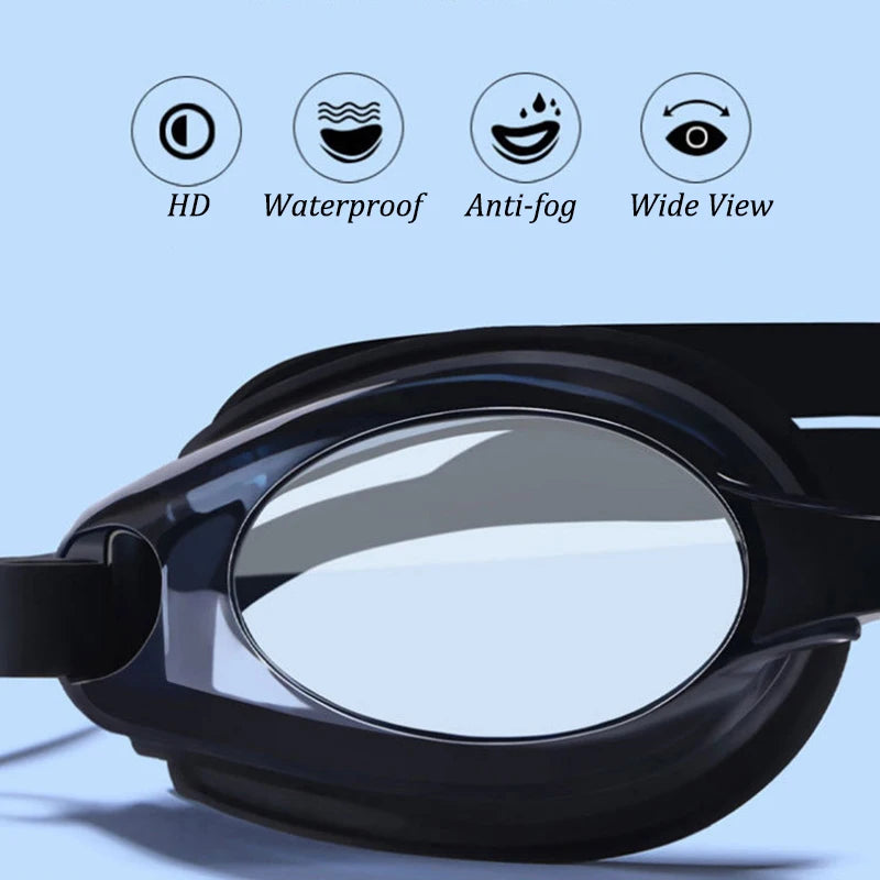 Myopia Swim Goggles Men Women Child Swimming Pool Eyewear Water Sport