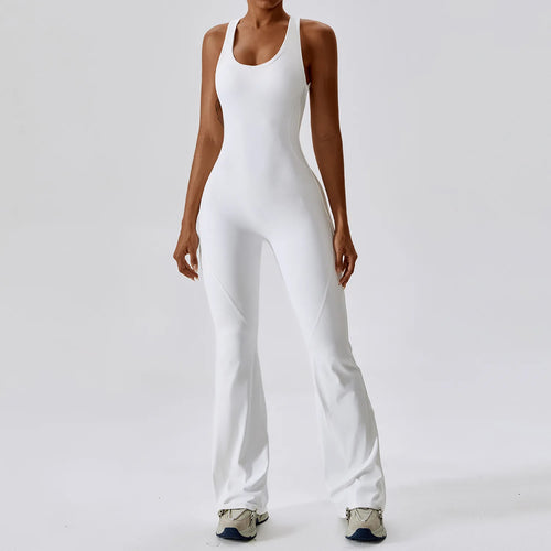 Solid Yoga Jumpsuit One Piece Outfit Fitness Bodysuit Workout Clothes