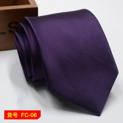 67 Styles Men's Ties Solid Color Stripe Flower Floral 7-8cm Jacquard