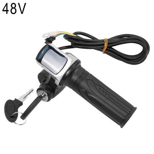 Throttle Grip E-bike Handlebar with Lock Ebike 36V 48V 60V Electric