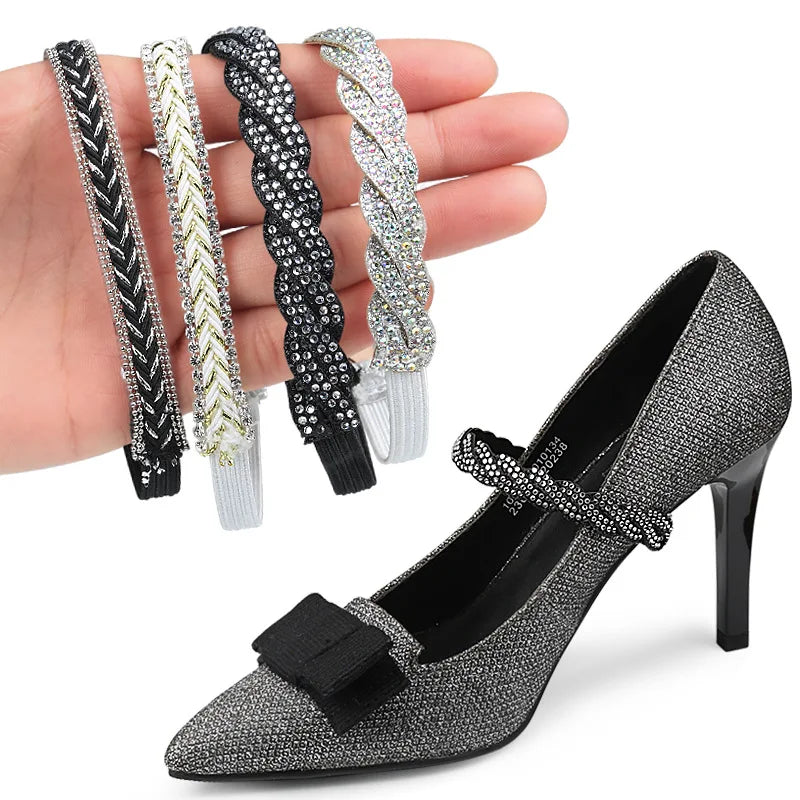 Women Shoelaces for High Heels Adjustable Ankle Shoe Belt Holding
