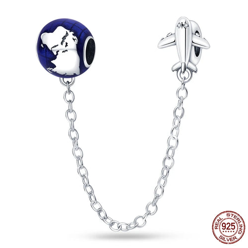 925 Sterling Silver Chameleon Luminous Firefly Butterfly Charms Beads