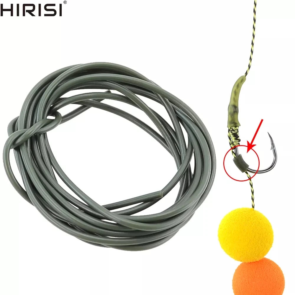 3m Carp Fishing Hook Silicone Tube Anti-tangle Rig Tubing for Safety