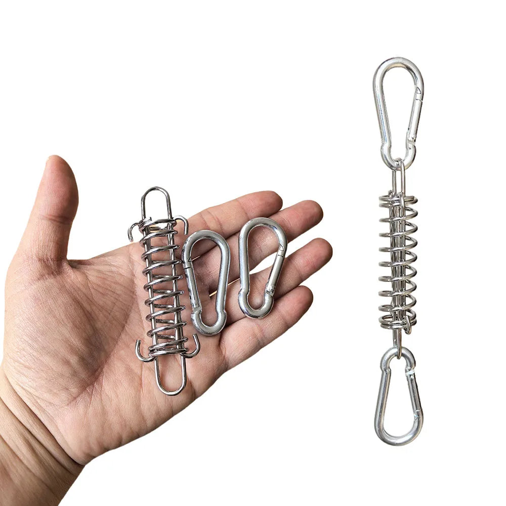 4/6Pcs Camping Tent Wind Rope Spring Buckle Tent Tensioner Camping