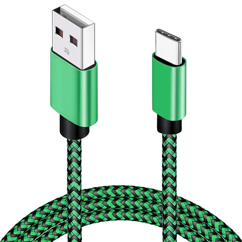 USB Type C Cable Date Sync 2.4A Fast Charging Nylon Braided Wire