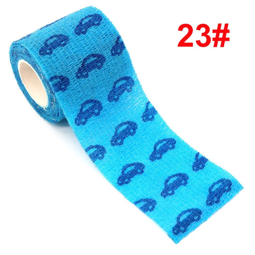 Animal Pattern Printed Self Adhesive Elastic Bandage 4.5m Sports Wrap