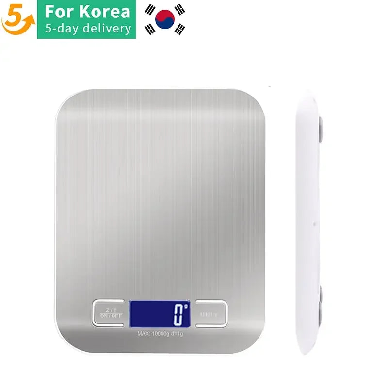 Battery Stainless Steel Electronic Scale Kitchen Electronic Scale 10KG