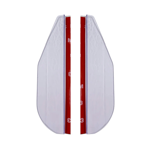 2PCS Car Rearview Mirror Rain Eyebrow Carbon Fiber Sun Visor Shade