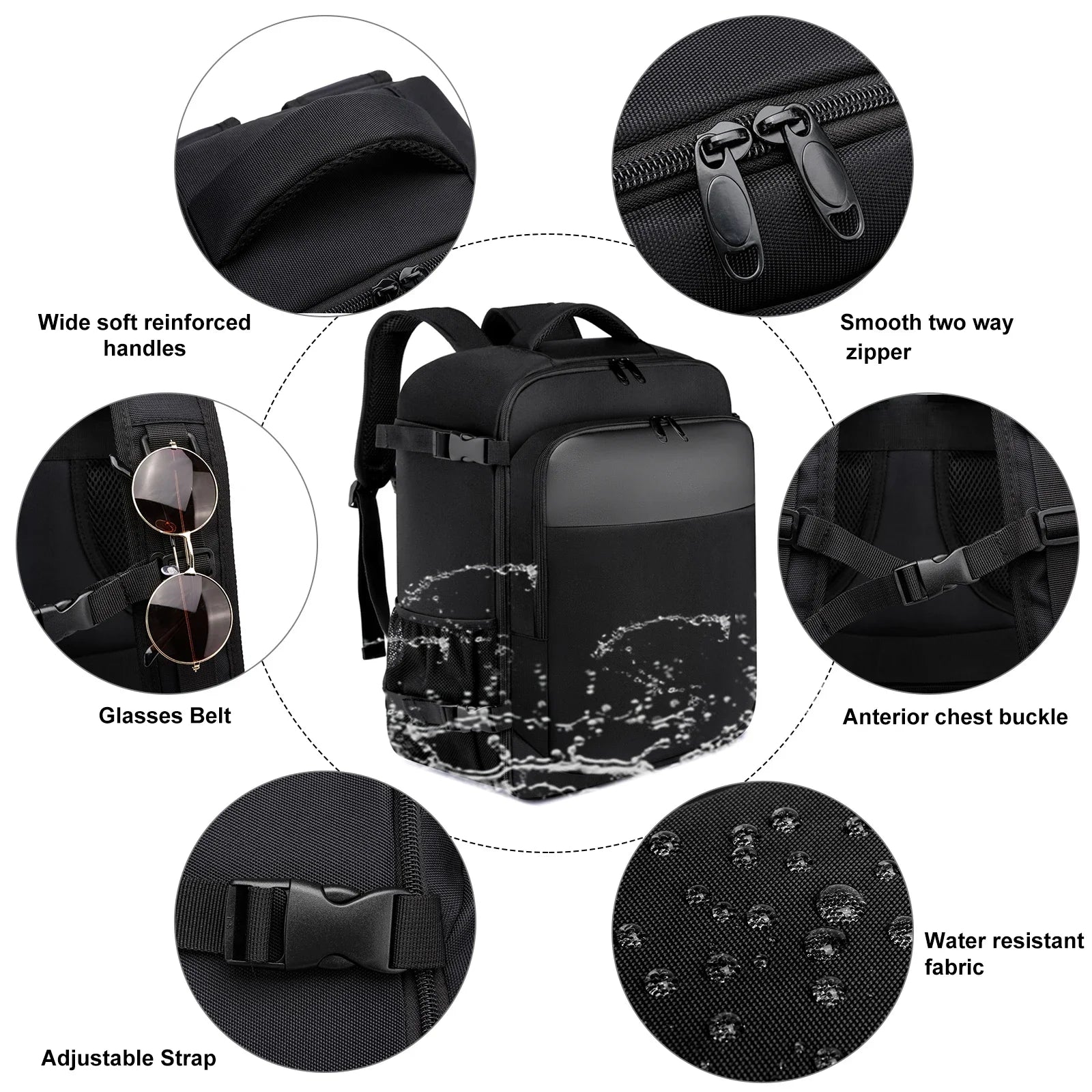 ryanair 40x20x25 and 45x36x20 Travel backpack,Laptop