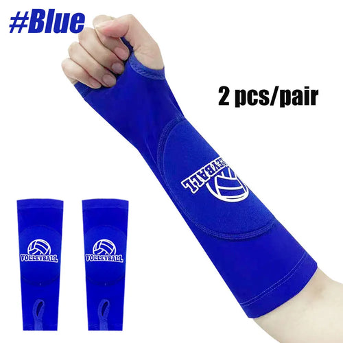 1 Pair Volleyball Padded Passing Forearm Hitting Sleeves, Arm Sleeves