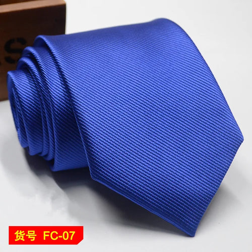 67 Styles Men's Ties Solid Color Stripe Flower Floral 7-8cm Jacquard