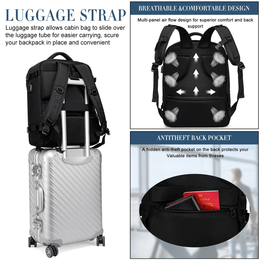 ryanair 40x20x25 and 45x36x20 Travel backpack,Laptop