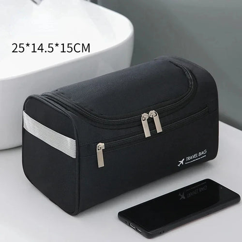 Leather Toiletry Bag for Men Women Dopp Kit Mens Hanging Toiletry Bag