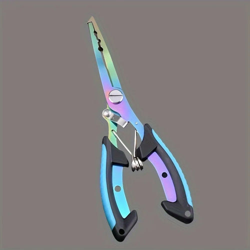1pc Multi-functional Fishing Pliers, Stainless Steel Line Cutter,