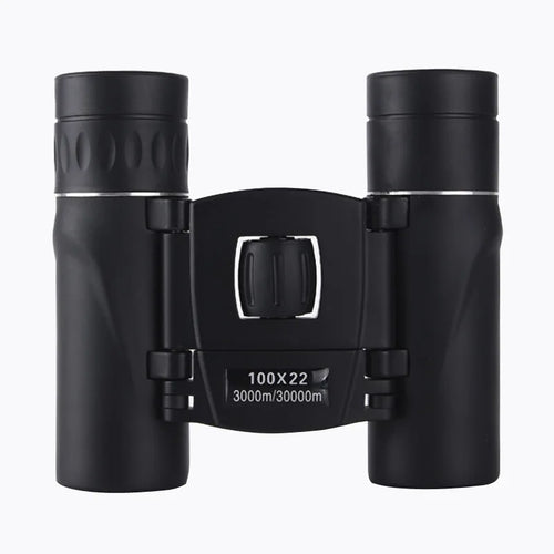 100x22 Mini Portable Hd Binoculars 30000m Long Range Folding Bak4 Fmc