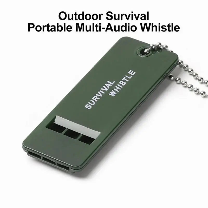 3-Frequency Whistle High Decibel Survival Whistle Outdoor Hiking