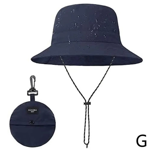 Waterproof Fisherman Hat Women Summer Sun Anti-UV Protection Camping