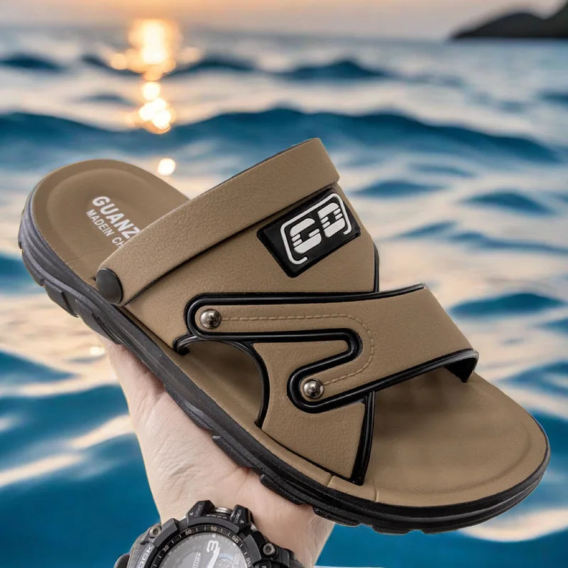 Men's Sandals Anti Slip Beach Shoes 2025 New Summer Versatile Anti