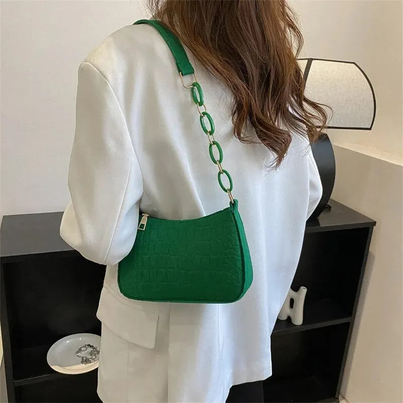 Lady Felt Armpit Design Luxury Tote Released Fashion Ladies Handbag