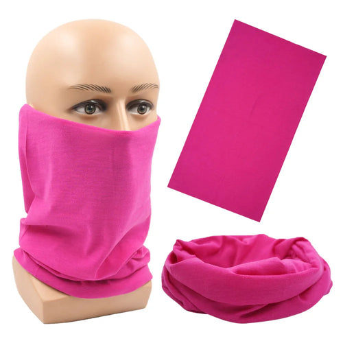 Outdoor Magic Bandana Solid Neon Color Cycling Hiking Scarves Headband