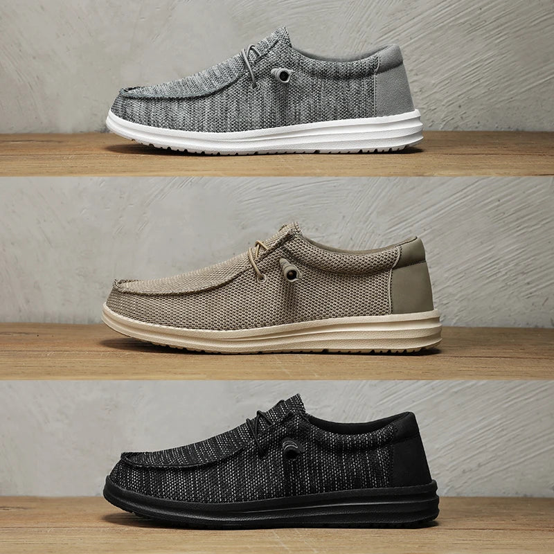 Summer Men’s Casual Shoes Breathable Mesh Sneakers Outdoor Lightweight