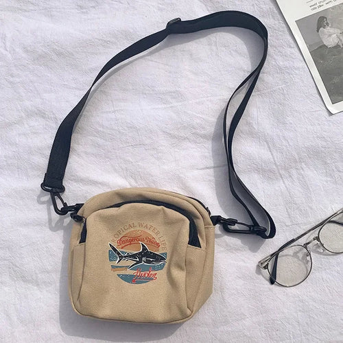 Mini Women's Bag Canvas Handbags Small Cloth Shoulder Crossbody Bags