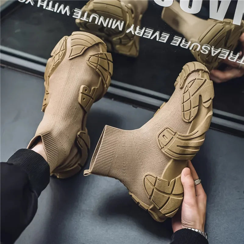 Outdoor Men Casual Boots Designer Soft Sneakers Winter Breathable