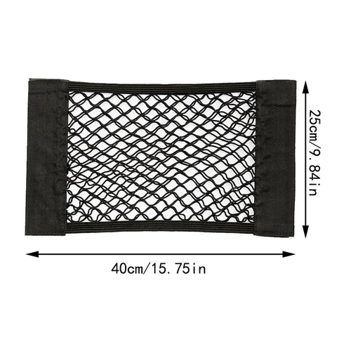 Car Back Rear Trunk Bag Organizer Mesh Net Auto Seat Back Storage Bag