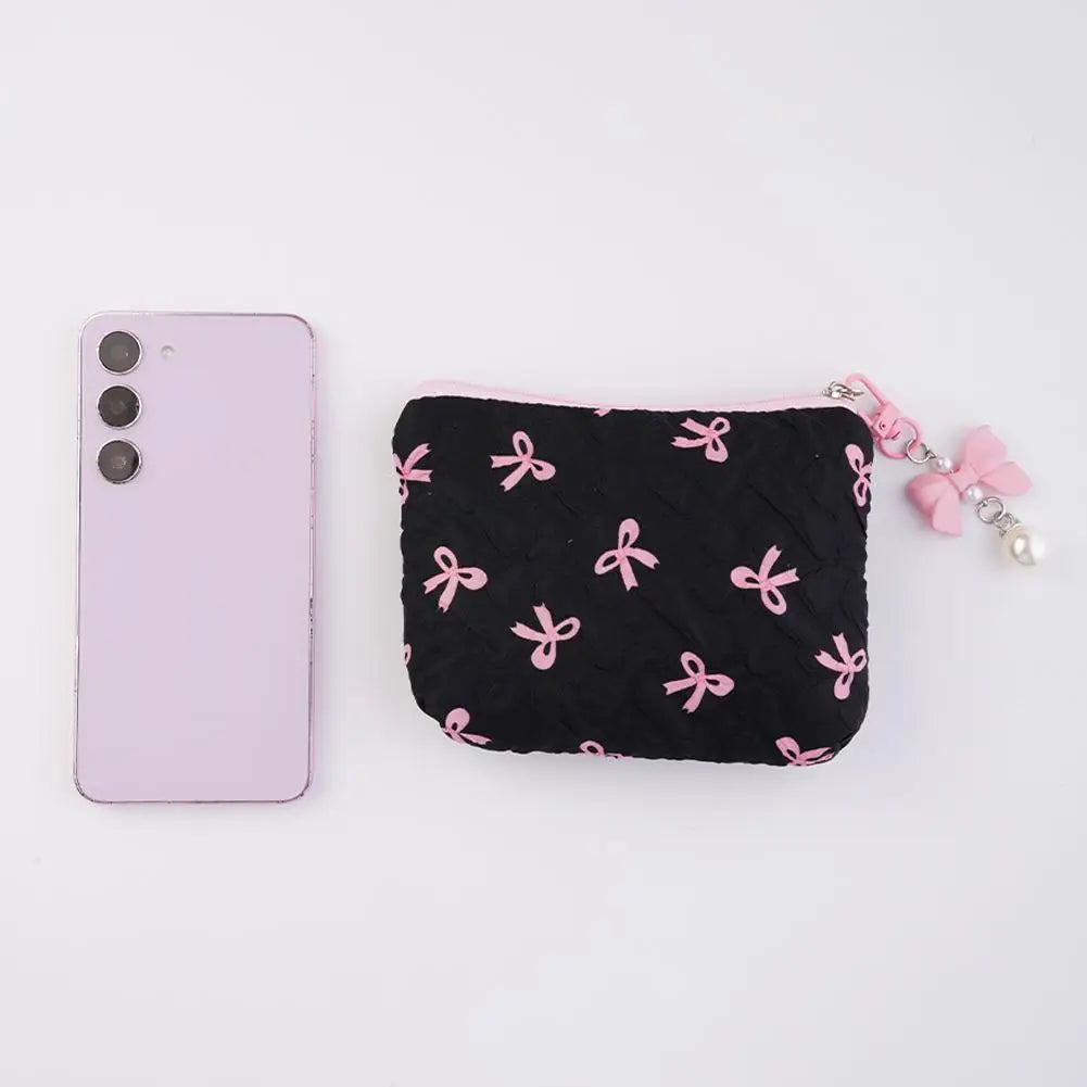 High-end Polyester Makeup Bag for Women Quilted Travel Cosmetic Bag