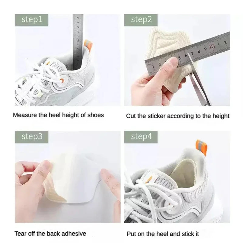 5 Pairs Shoe Pad Foot Heel Cushion Pads Sports Shoes Adjustable
