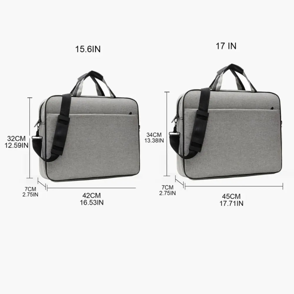 Large Capacity Laptop Bag Shockproof Protective Laptop Case 15.6 17