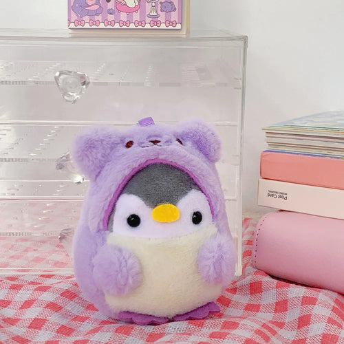 Cute Penguin Doll Key Chain Girl Cartoon Car Creative Plush Key Chain